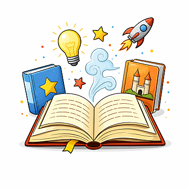 Hier bekommen die Kinder Zeit zum lesen.