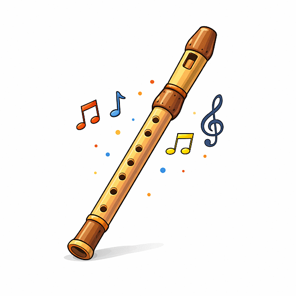 Hier lernen die Kinder die Flöte zu spielen.