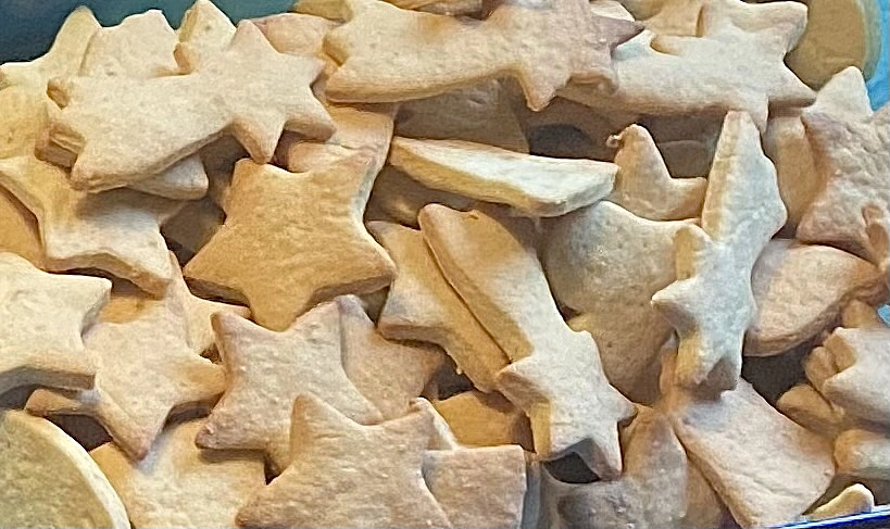 Die Weihnachtskekse der Kinder