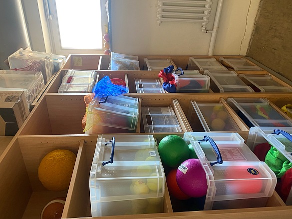 Die Sportmaterialien