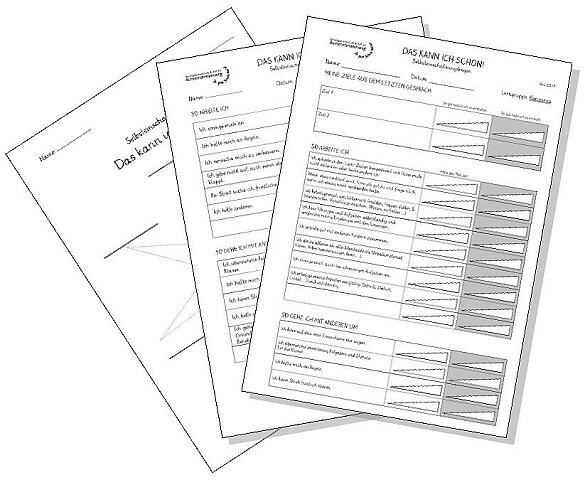 DIe Selbsteinschätzungsbögen