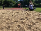 Beim Weitsprung