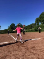 Beim Weitwurf